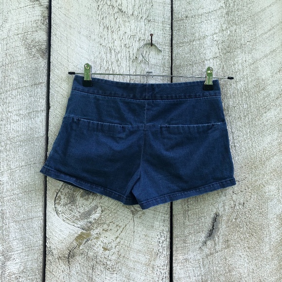 Theory | blue cotton shorts - Picture 2 of 6